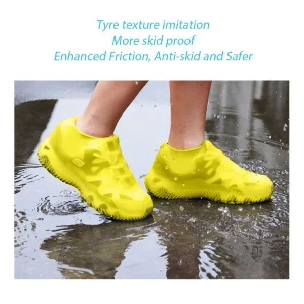 Waterproof silicone shoe covers