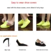 Waterproof silicone shoe covers