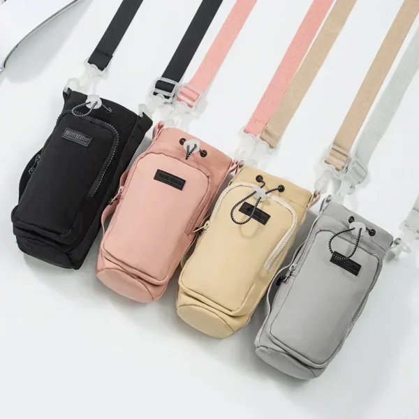 Water Bottle Bag With Phone Pocket